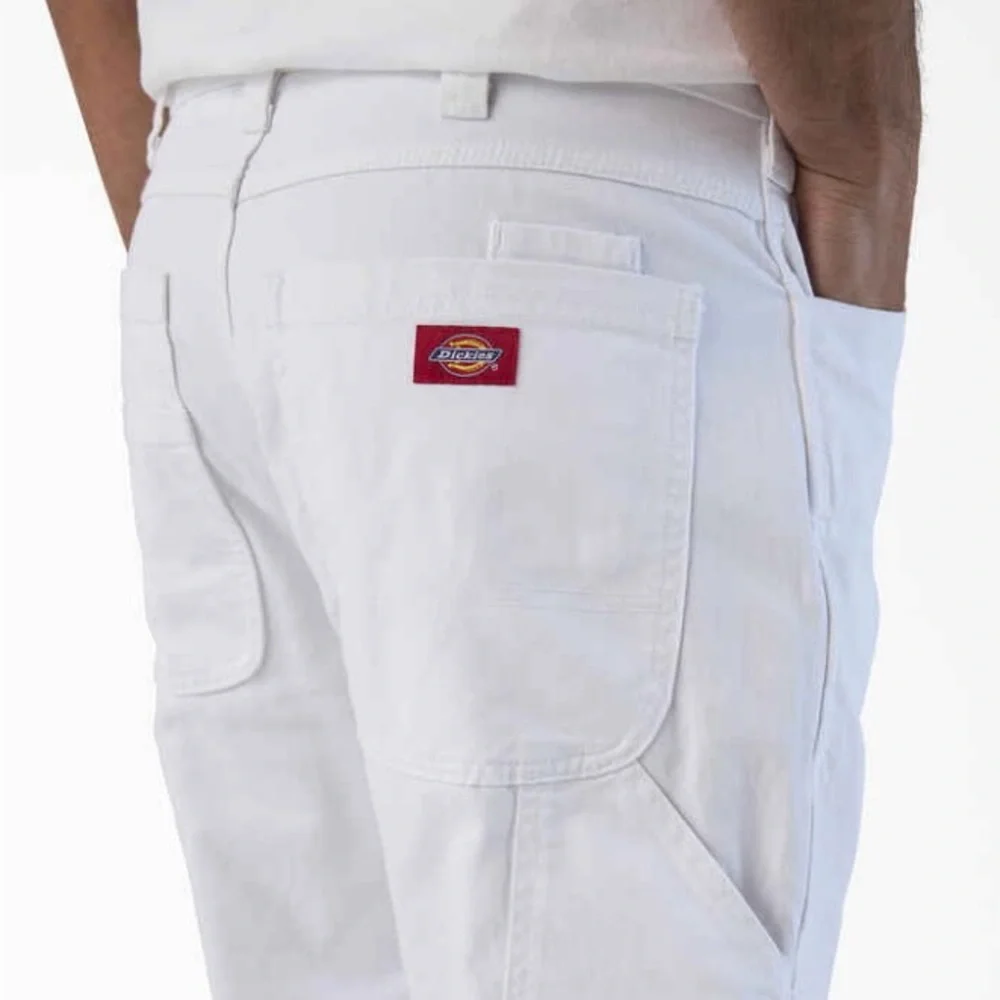 Dickies White Utility Pants Relaxed‎ Fit Painters 42 x 30